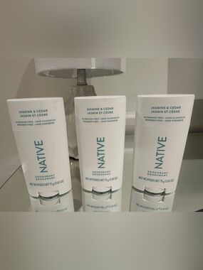NWT Native Deoderant Mini Bundle Jasmine & Cedar Set of Three